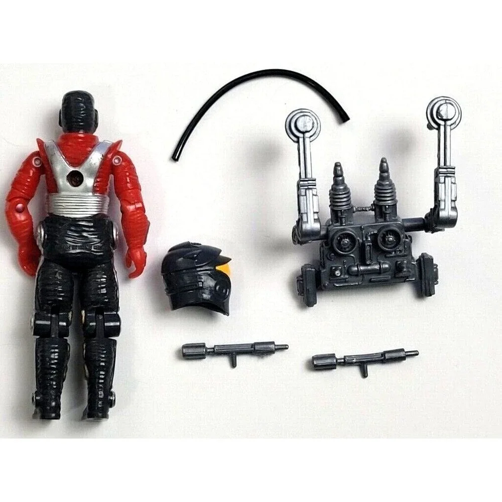 ASTRO VIPER (1988) - G.I. JOE ARAH 3.75 VINTAGE / NEAR COMPLETE! / MISSING HOSE